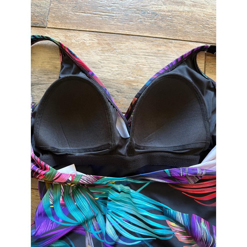 NWOT MIRADONNAMiradonna Women's Swimsuit by Miraclesuit Palm DesignSize 14 - Picture 7 of 8
